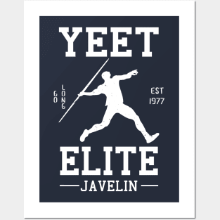 Yeet Elite Javelin Athlete Track N Field Athletics Posters and Art